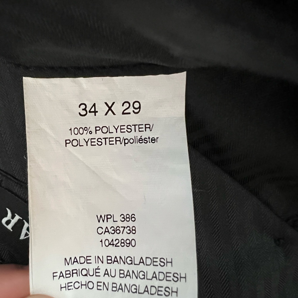 Haggar Black Tailored Fit‎ Suit - Picture 5 of 8